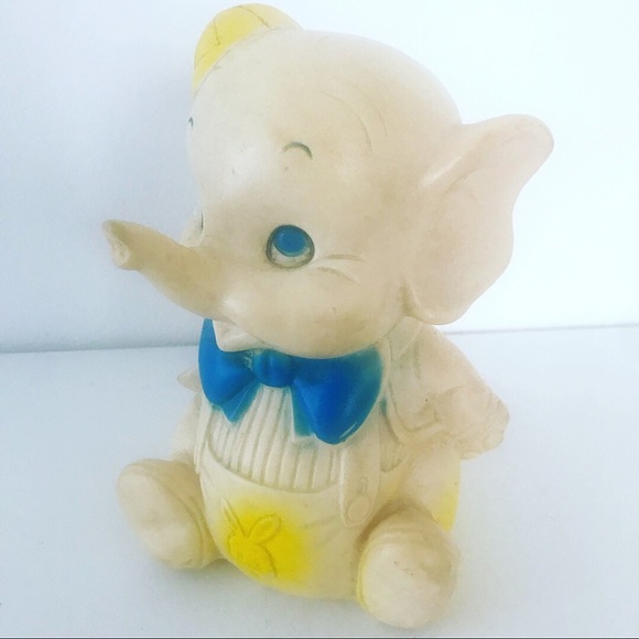 Vintage 1960’s Mobley elephant squeak toy decor - Picture 2 of 5
